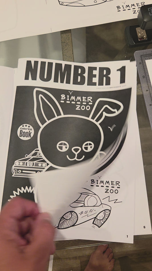 Bimmer Zoo Coloring Book - First Edition